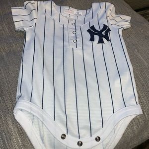 Baby Boy New York Yankees Onesie